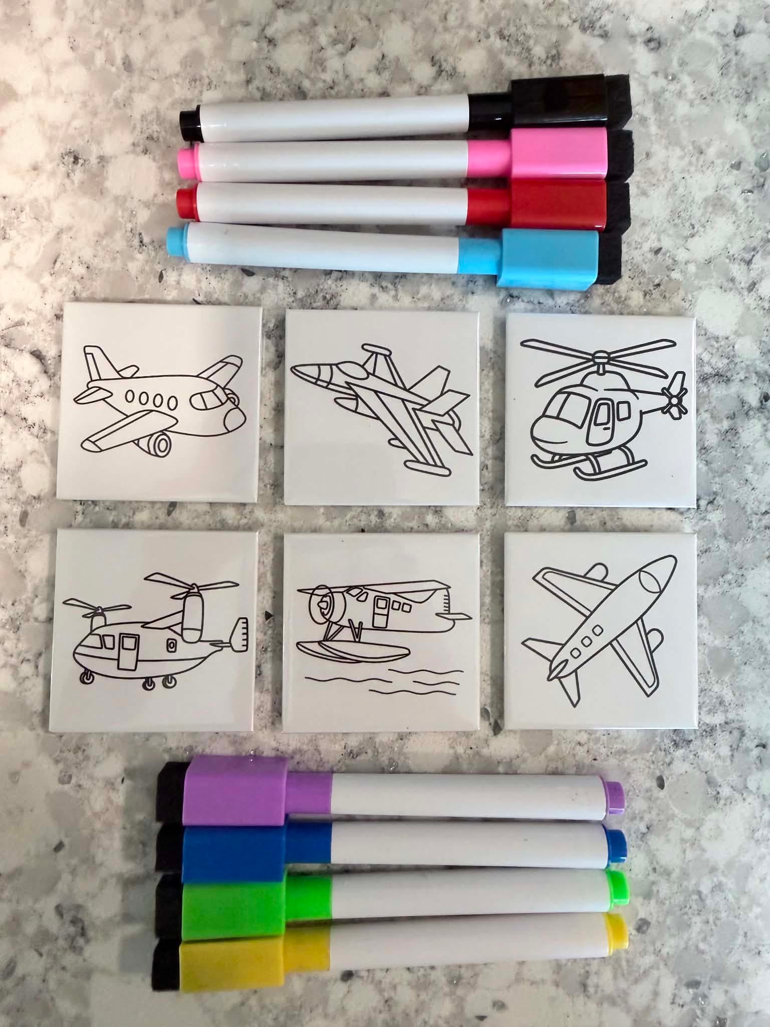 Aviation Color-It-Yourself Kit